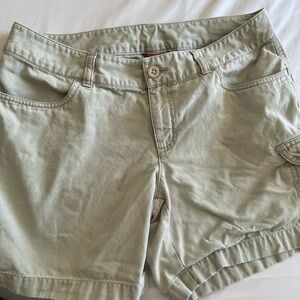 The North Face Women's Light Olive Cargo Shorts